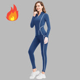 Ensemble thermique yoga femme