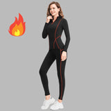 Ensemble thermique yoga femme